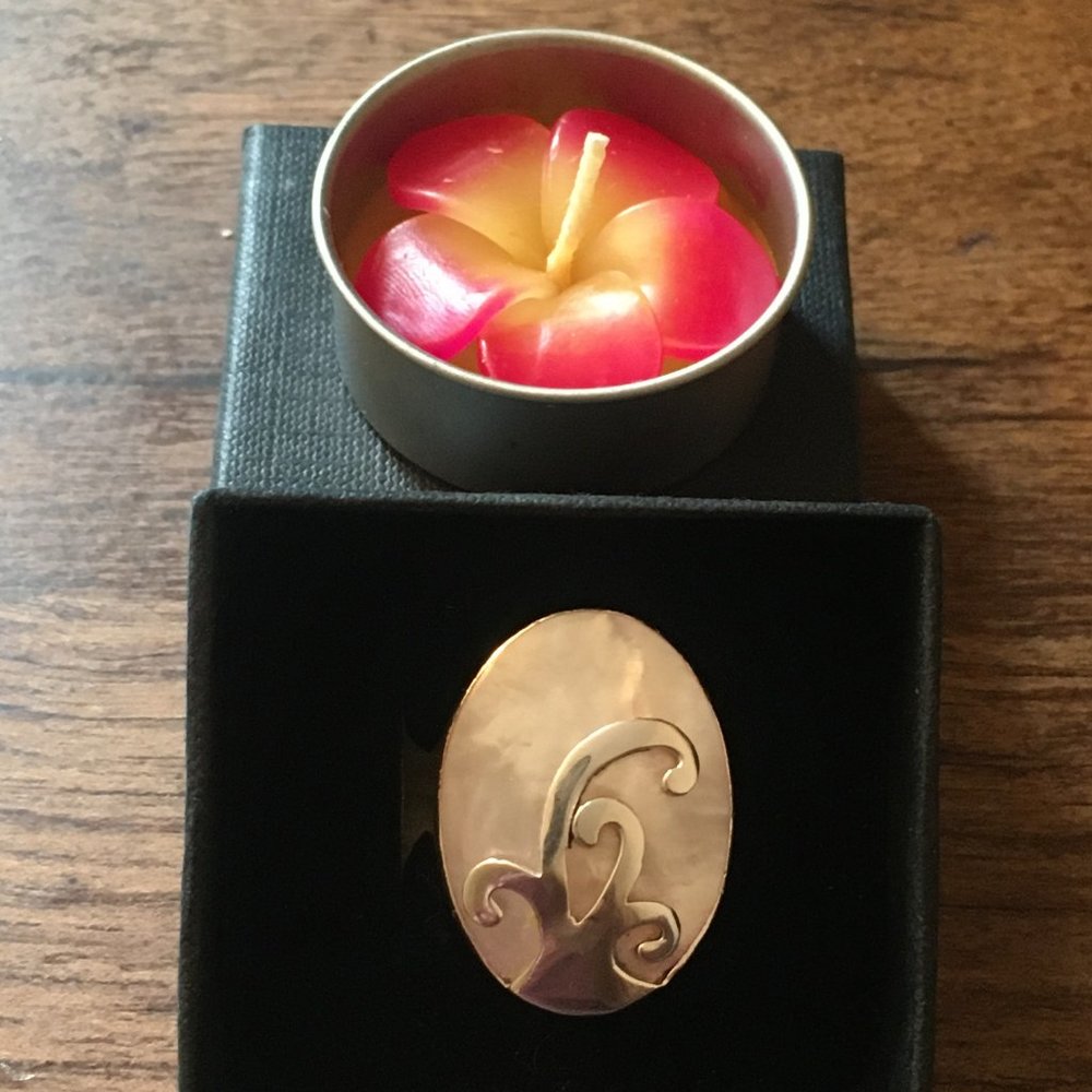 Silver "Tree" Ring